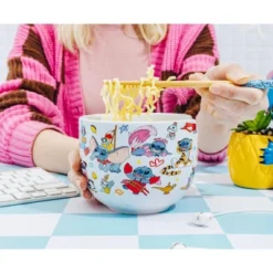 Silver Buffalo Disney Lilo & Stitch Costumes 20-Ounce Ceramic Ramen Bowl With Chopsticks -Disney Sales Store GUEST 3d48bf31 0bd1 4f83 aa76 f79c96f59f3d