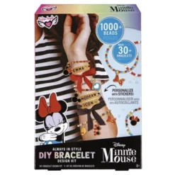 Disney Fashion Angels Fashion Angels Minnie Mouse DIY Bracelet Design Kit With 1000+ Beads