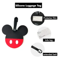 Disney Mickey Mouse And Minnie Mouse Luggage Tags Gifts Mickey And Minnie PVC Travel Tags Gifts - Set Of 4 -Disney Sales Store GUEST 3ef0f436 c690 4bf1 b7a2 63112c491b03