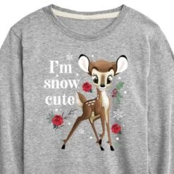 Boys' - Disney - Christmas - I'm Snow Cute Roses Long Sleeve Graphic T-Shirt