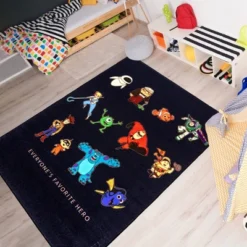 Disney 54"x78" Pixar Heroes Area Kids' Rug
