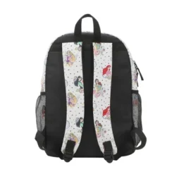 Disney Princess Characters All-Over Print 16" White Backpack
