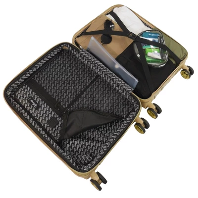 Disney Ful Minnie Mouse Quilted 3D Molded 25" Spinner Luggage, Gold 4 Disney Ful Minnie Mouse Quilted 3D Molded 25" Spinner Luggage, Gold - Image 4