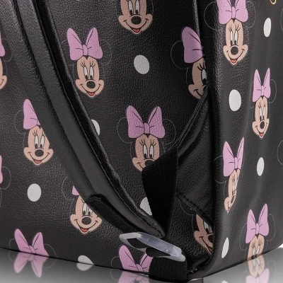 Disney Kids' Minnie 16" Backpack - Black 4 Disney Kids' Minnie 16" Backpack - Black - Image 4
