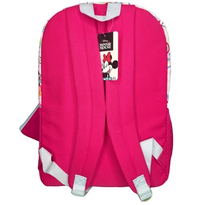 Disney Minnie Mouse Kids School Backpack 16" 5PC Lunch Kit, Keychain, Scrunchie, Keychain, And Utility Case 4 Disney Minnie Mouse Kids School Backpack 16" 5PC Lunch Kit, Keychain, Scrunchie, Keychain, And Utility Case - Image 4