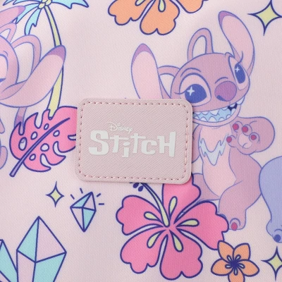 Disney Stitch & Angel 18" Pink Duffle Bag 3 Disney Stitch & Angel 18" Pink Duffle Bag - Image 3