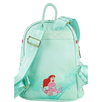 Disney The Little Mermaid Wondapop 11" Vegan Leather Mini Backpack 5 Disney The Little Mermaid Wondapop 11" Vegan Leather Mini Backpack - Image 5