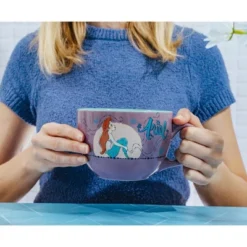 Silver Buffalo Disney The Little Mermaid Ariel Moonlight Ceramic Soup Mug | Holds 24 Ounces -Disney Sales Store GUEST 4820bb3e fe94 47d5 97a7 b64ade47c0d4