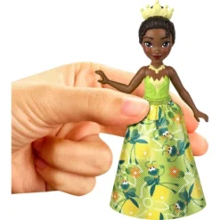 Disney Princess And Friends Set With 5 Small Dolls In Sparkling Outfits And 5 Friend Figures