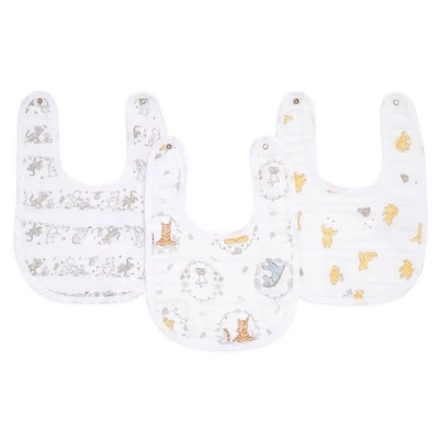 Disney Baby Aden And Anais Essentials 3pk Muslin Snap Bib Disney 3 Disney Baby Aden And Anais Essentials 3pk Muslin Snap Bib Disney - Image 3