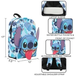 Disney Stitch 3D Character 17" Backpack -Disney Sales Store GUEST 4af0193b 97d6 4035 be20 6cf8b1cb7edf