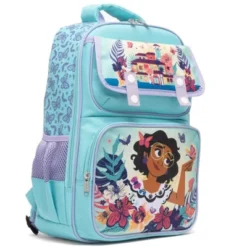 Disney Encanto 15.5" Polyester Blue Large Backpack With 2 Front Pockets