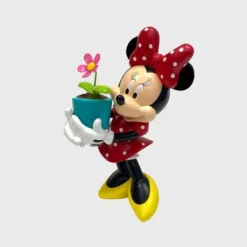 Disney 12" Stone Solar Motion Minnie Mouse Statue