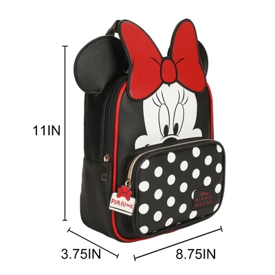 Disney Minnie Mouse Classic 11” Women's Mini Backpack 2 Disney Minnie Mouse Classic 11” Women's Mini Backpack - Image 2