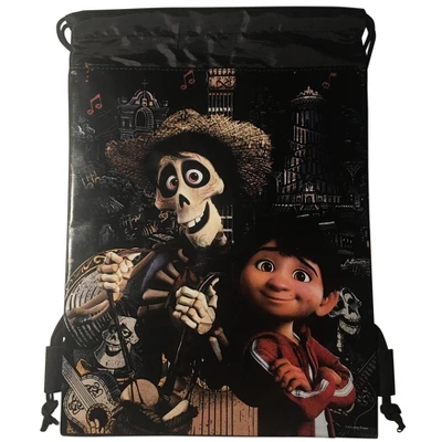 Disney Coco Drawstring Backpack (Black Hector Miguel) 2 Disney Coco Drawstring Backpack (Black Hector Miguel) - Image 2