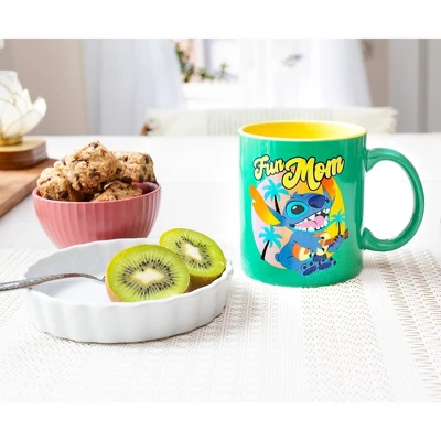 Silver Buffalo Disney Lilo & Stitch "Fun Mom" Ceramic Mug | Holds 20 Ounces 7 Silver Buffalo Disney Lilo & Stitch "Fun Mom" Ceramic Mug | Holds 20 Ounces - Image 7