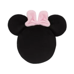 Disney Minnie Mouse Shaped Wall Decor - Black Plush - 3pc