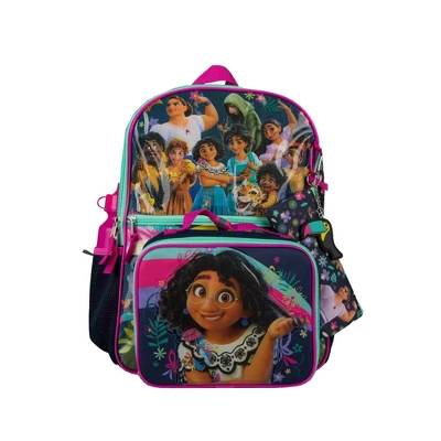 Disney Kids' Encanto 5pc 16" Backpack With Lunch Box Set 1 Disney Kids' Encanto 5pc 16" Backpack With Lunch Box Set