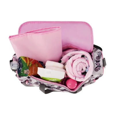 Disney Minnie Mouse Diaper Tote Bag - Gray 2 Disney Minnie Mouse Diaper Tote Bag - Gray - Image 2