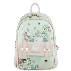 Disney Alice In Wonderland Wondapop 11" Vegan Leather Mini Backpack