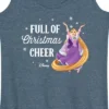 Women's - Disney - Full Of Christmas Cheer Rapunzel Graphic Racerback Tank