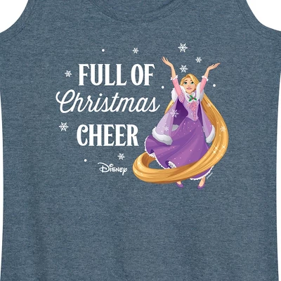 Women's - Disney - Full Of Christmas Cheer Rapunzel Graphic Racerback Tank 1 Women's - Disney - Full Of Christmas Cheer Rapunzel Graphic Racerback Tank