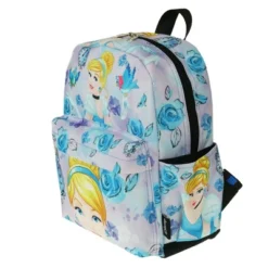 Disney Cinderella 12" Junior Deluxe Blue And Purple Polyester Backpack For Girls -Disney Sales Store GUEST 59c56e85 4170 4c47 a22a cd4d344d8f78