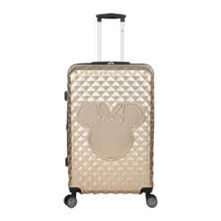 Disney Minnie Mouse Classic Peek-a-Boo Minnie Pink Adult 24" Rolling Luggage