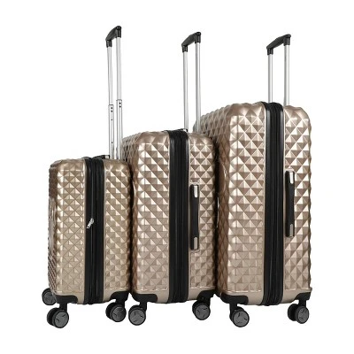 Disney Minnie Mouse Classic Peek-a-Boo Minnie 3-Piece Rolling Luggage Set 1 Disney Minnie Mouse Classic Peek-a-Boo Minnie 3-Piece Rolling Luggage Set