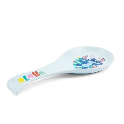 Silver Buffalo Disney Lilo & Stitch "Aloha" Ceramic Spoon Rest 1 Silver Buffalo Disney Lilo & Stitch "Aloha" Ceramic Spoon Rest