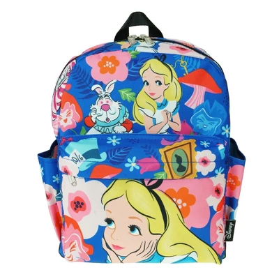 Disney Alice In Wonderland 12" Multicolor Polyester School Backpack For Girls 6 Disney Alice In Wonderland 12" Multicolor Polyester School Backpack For Girls - Image 6
