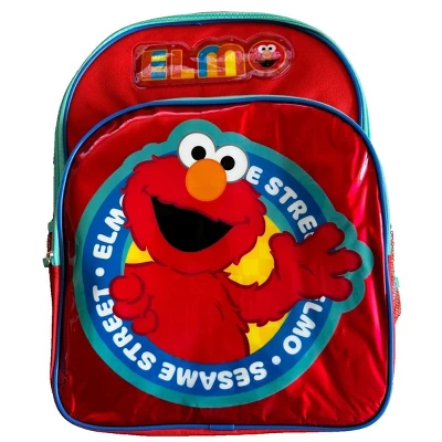 Disney Sesame Street Elmo 16" Dual-Compartment Backpack 2 Disney Sesame Street Elmo 16" Dual-Compartment Backpack - Image 2