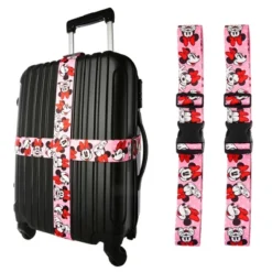 Disney Minnie Mouse Luggage Strap 2-Piece Set Officially Licensed, Adjustable Luggage Straps From 30'' To 72'' -Disney Sales Store GUEST 657ac2da a925 4b63 ab68 64857a18df5c
