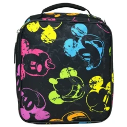 Disney Mickey Mouse Neon Print All Over Lunch Bag Ages 3+ -Disney Sales Store GUEST 666051e3 eee5 42f9 ade3 c08f3afac1e5