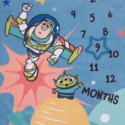 NoJo Disney Toy Story Blue, Orange, And Yellow To Infinity And Beyond Super Soft Photo Op Milestone Baby Blanket -Disney Sales Store GUEST 66ea1951 014e 4f05 9dad db82663e8646