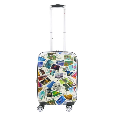 DISNEY Ful Disney 100 Years Stamps ABS Hard-sided Spinner 22" Luggage 1 DISNEY Ful Disney 100 Years Stamps ABS Hard-sided Spinner 22" Luggage