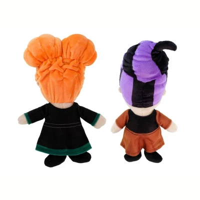 Disney Hocus Pocus Sanderson Sisters 8" Plush Figures, Pack Of 2 1 Disney Hocus Pocus Sanderson Sisters 8" Plush Figures, Pack Of 2