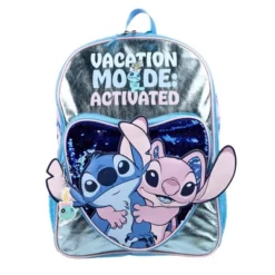 Disney Kids' Stitch And Angel 16" Backpack - Blue -Disney Sales Store GUEST 69e2184f c5b1 4d93 a45b 00f9da584e23