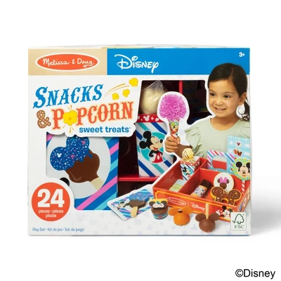 Melissa & Doug Disney Snacks & Popcorn Wooden Play Food Set - 24pc 2 Melissa & Doug Disney Snacks & Popcorn Wooden Play Food Set - 24pc - Image 2