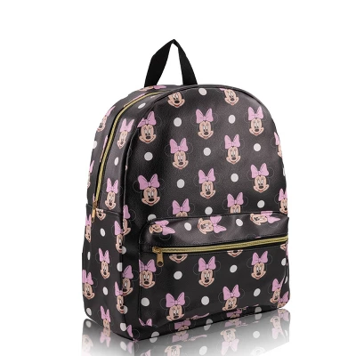 Disney Kids' Minnie 16" Backpack - Black 2 Disney Kids' Minnie 16" Backpack - Black - Image 2