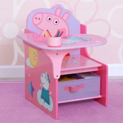 Disney Peppa Pig Chair Desk With Storage Bin - Delta Children