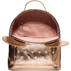 Bioworld Disney Amigo Minnie Mouse 11 Inch Detachable Pouch Mini-Backpack