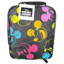 Disney Mickey Mouse Neon Print All Over Lunch Bag Ages 3+ -Disney Sales Store GUEST 6fcc77f4 4753 4bc3 9e60 a43b00e7e2b2