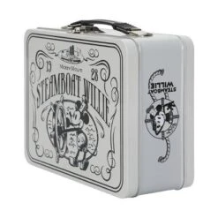 Disney Steamboat Willie Gray Tin Tote
