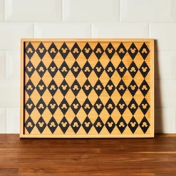 Disney Home Monochrome Large Bamboo Serving Tray -Disney Sales Store GUEST 70857513 4a9e 4251 a3a2 26153e0af4e0