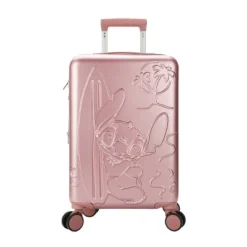 Disney Stitch With Surfboard Light Purple 22" Rolling Luggage -Disney Sales Store GUEST 70ba2e21 7f02 43c0 9906 6e8dc2d6a1c8