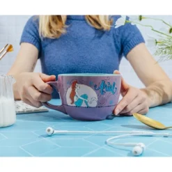 Silver Buffalo Disney The Little Mermaid Ariel Moonlight Ceramic Soup Mug | Holds 24 Ounces -Disney Sales Store GUEST 7186dab6 59c5 4646 9115 d6101e6f64ef