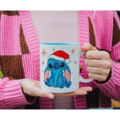 Silver Buffalo Disney Lilo & Stitch Santa Hat Ceramic Mug | Holds 20 Ounces -Disney Sales Store GUEST 726de55d 7cbc 40e2 b74e 5b459c0800c0