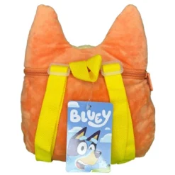 Disney Fast Forward Bluey Bingo Head Plush Shaped Backpack 10 X 13, Orange For Kids -Disney Sales Store GUEST 75126255 0c0b 411d 83a3 6c30c122190b