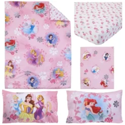 Disney Pretty Pretty Princess Pink, Blue, And Yellow 4 Piece Toddler Bed Set -Disney Sales Store GUEST 756a491c 59da 4e66 9e0a 45902b014256